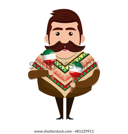 avatar mexican man cartoon