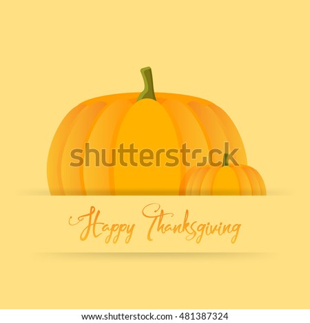 Happy Thanksgiving Day celebrations with pumpkins.