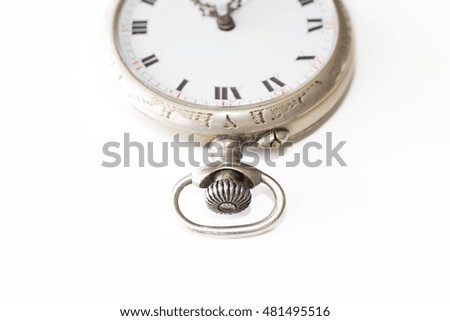 Details of a pocket watch from various angles