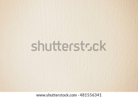 Yellow creamy Rough cement home interior vintage wall background texture.