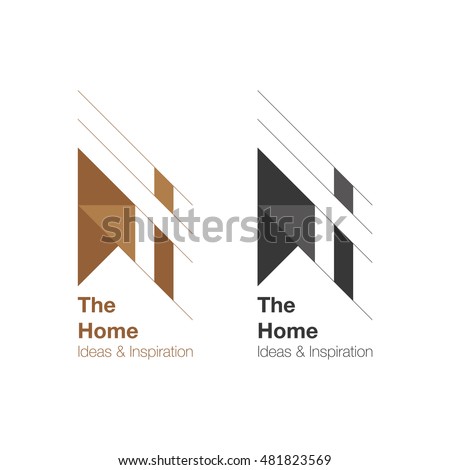 The Home and interior Logo design. Vector logo template. Home ideas and inspiration.