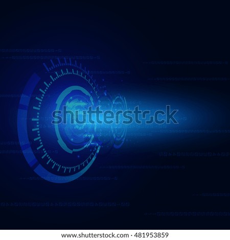 vector background abstract technology communication concept,futuristic background, techno circle.