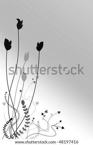 Floral spring abstract background