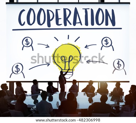 Cooperation Alliance Company Unity Teamwork Concept
