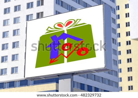 A Billboard advertising the sale of real estate