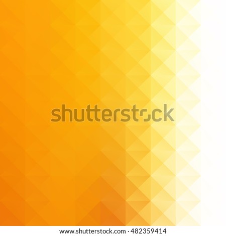 Orange Grid Mosaic Background, Creative Design Templates