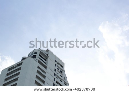 building and sky