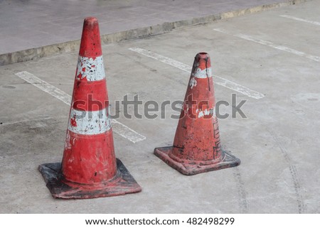 Road cones set