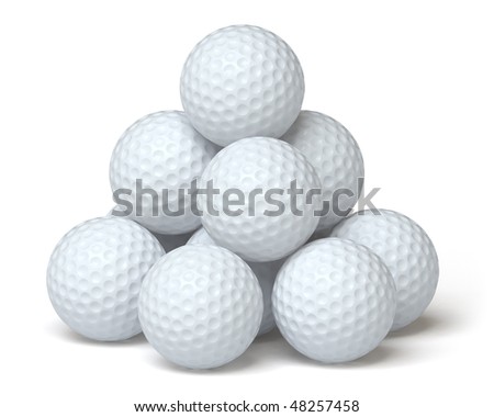 golf ball on a white surface. In my portfolio there is collection of pictures of sport themes. You only enter IN a SEARCH the Photographer Name: PAVEL IGNATOV and keyword: SPORT