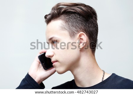 Man calls by mobile phone
