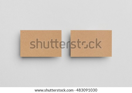 Business Card Mock-Up (85x55mm)