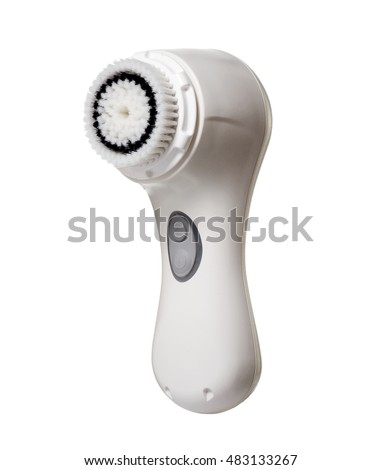 Electric brush cleanser on a white background. Photo