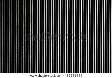 Stainless steel line. Abstract white and black-colored background. parallel lines, steel. metal backgrounds. Barrier , Flexible barrier , Traffic barrier , aluminum barrier. black & white metal.