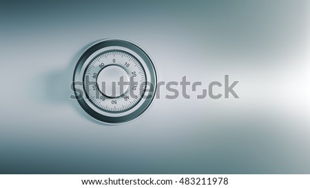 safe dial, security concept Royalty-Free Stock Photo #483211978