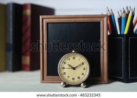 frame for text books and watch