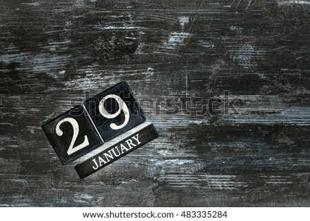 January Twenty Nine Calendar