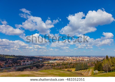 View from the hills of Bologna