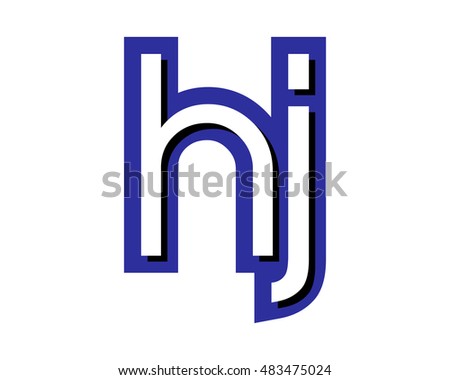 blue typography typography typeset logotype alphabet font image vector icon logo
