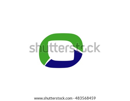 Letter o logo icon
