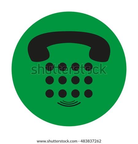 phone, communication, vector icon