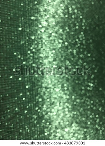Abstract color green bokeh with program