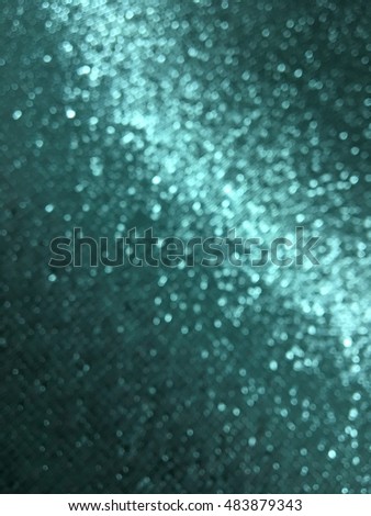 Abstract color green bokeh with program