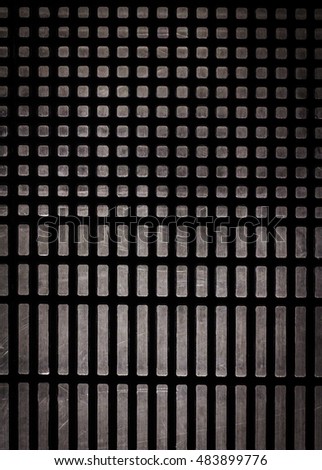 Stainless steel line. Abstract white and black-colored background. parallel lines, steel. metal backgrounds. Barrier , Flexible barrier , Traffic barrier , aluminum barrier. black & white metal.