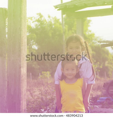 Portrait cute Thai children