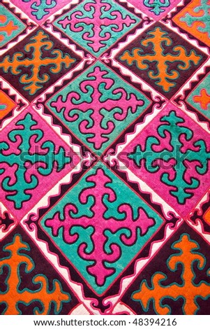 kyrgyz geometric pattern