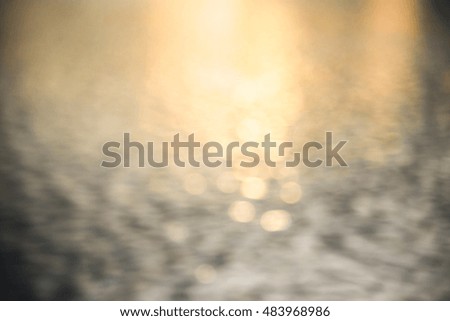 Light water bokeh background blur, Sunlights .