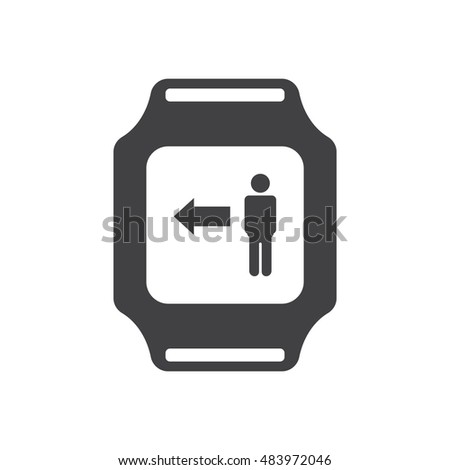 smart watch Icon vector