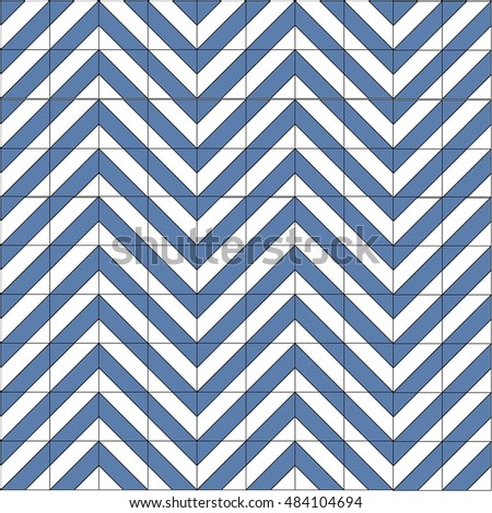 Blue and white stripe pattern background.