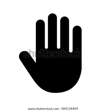 Hand Icon Royalty-Free Stock Photo #484128409