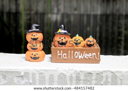 Jack-o'-lantern, Halloween, pumpkin with drak background