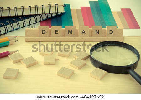 marketing solution supply and demand concept 
