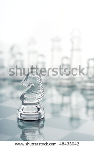 chess piece isolated on white background