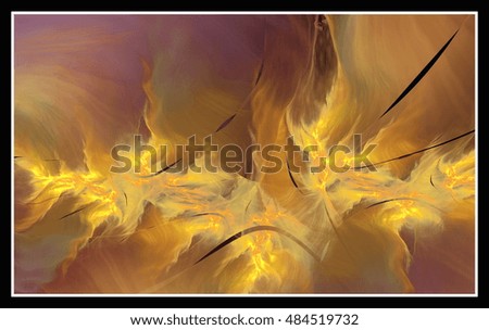 Abstract Background.A series of flowers and leaves
