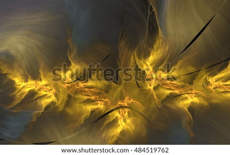 Abstract Background.A series of flowers and leaves
