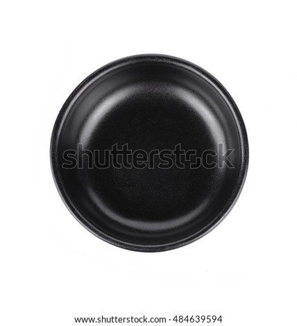 Close-up of a black bowl