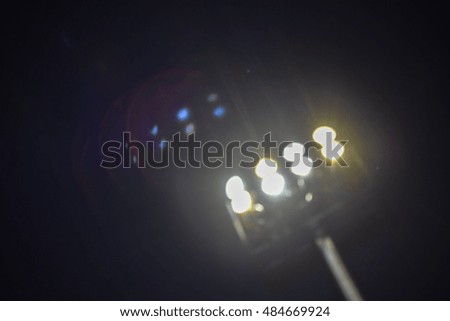 Stadium lights flare background