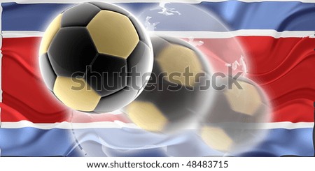 Flag of North Korea, national country symbol illustration wavy sports soccer football org organization website