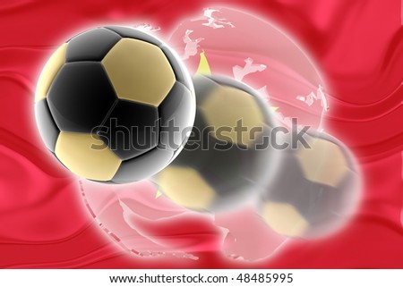 Flag of Vietnam, national country symbol illustration wavy sports soccer football org organization website