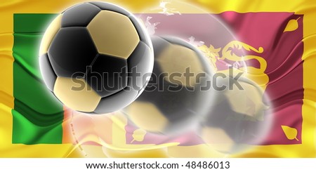 Flag of Sri Lanka, national country symbol illustration wavy sports soccer football org organization website