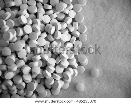 Many many many pills
