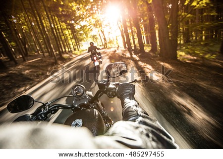 Close up of a motorcycle Royalty-Free Stock Photo #485297455