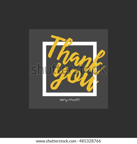 Thank you vector, clip art. Thank you very much. Also useful as card, brochure, poster, greeting, invitation, social media post and illustration. Compatible with ai, cdr, jpg, png, svg, pdf and eps.