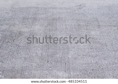 plain cement floor, perspective view