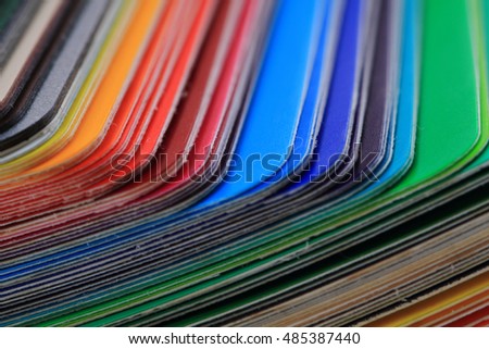 detail of abstract color pallette as nice background
