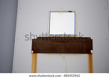 street sign on the white background
