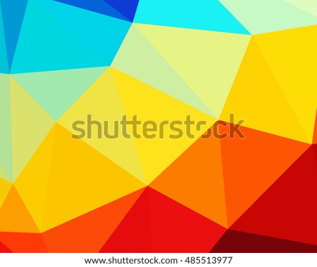 Colorful abstract geometric rumpled triangular low poly style vector illustration graphic background in Origami style with gradient. Triangular design for your business.